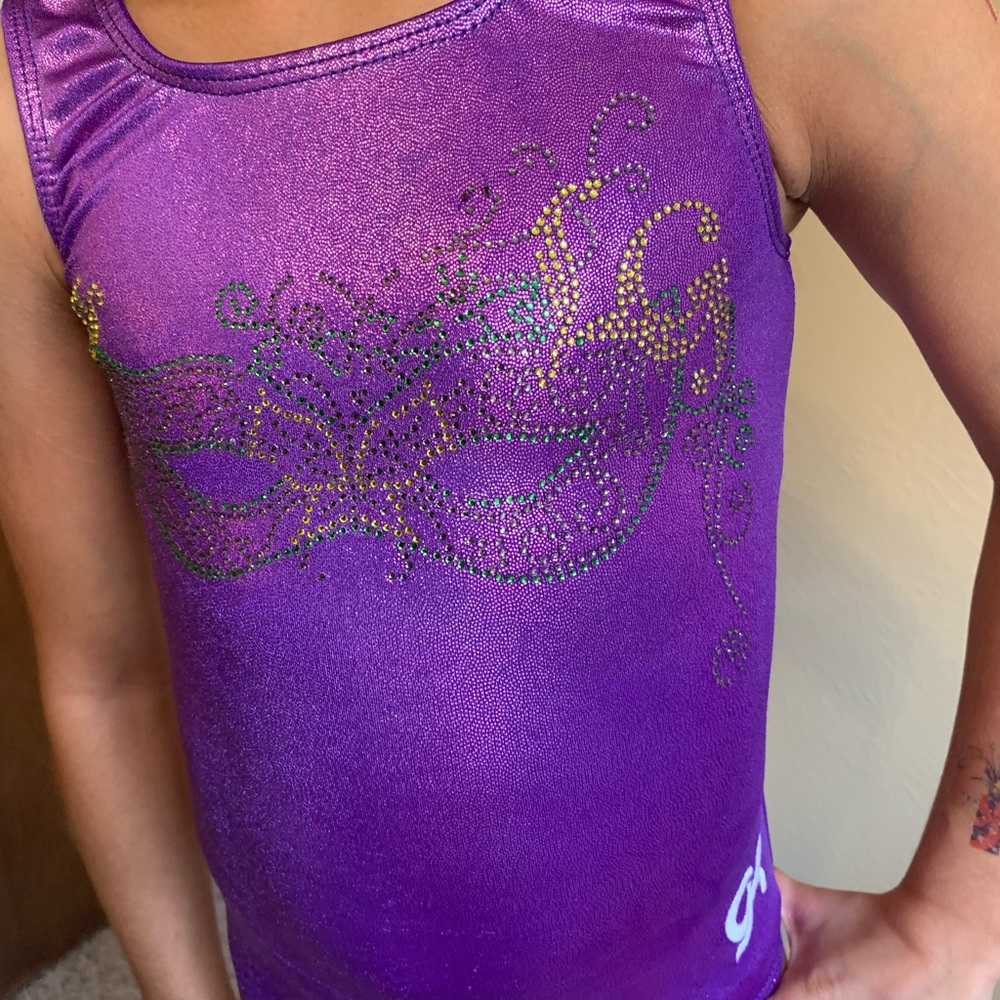 Gymnastics Leotard Child Medium Gk Masquerade